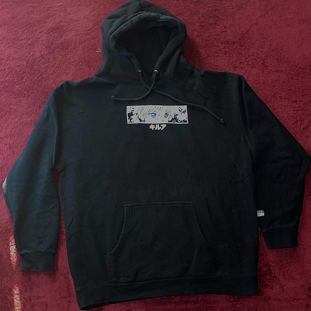 Black Graphic Hoodie